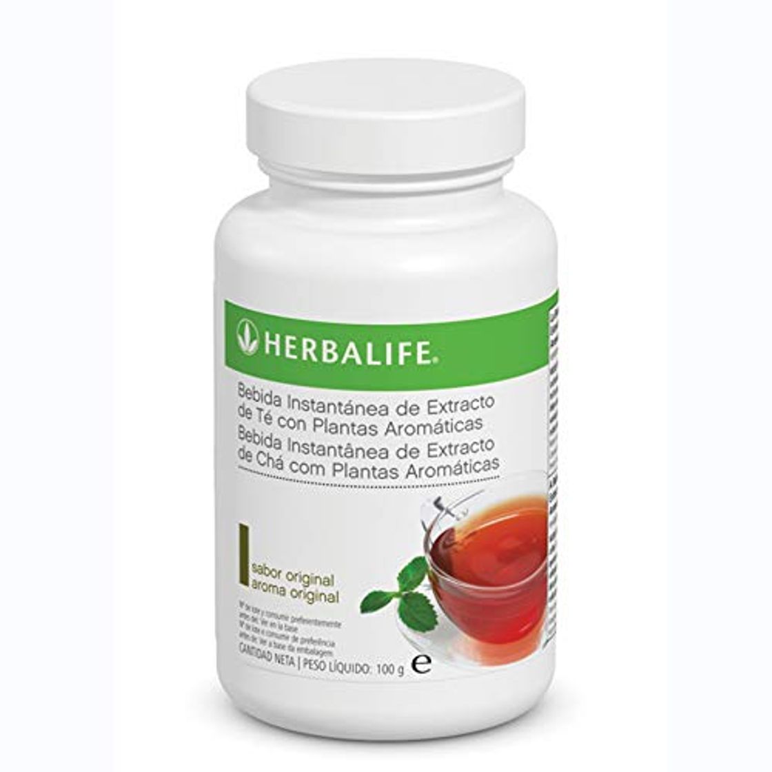 Bebida Instantánea a base de extracto de Té Herbalife con té negro,