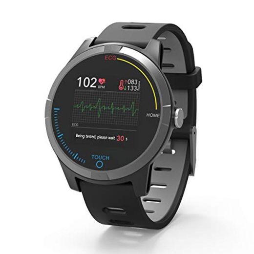 PRIXTON – Reloj Inteligente Smartwatch para Android e iOS con Electrocardiograma, Presión