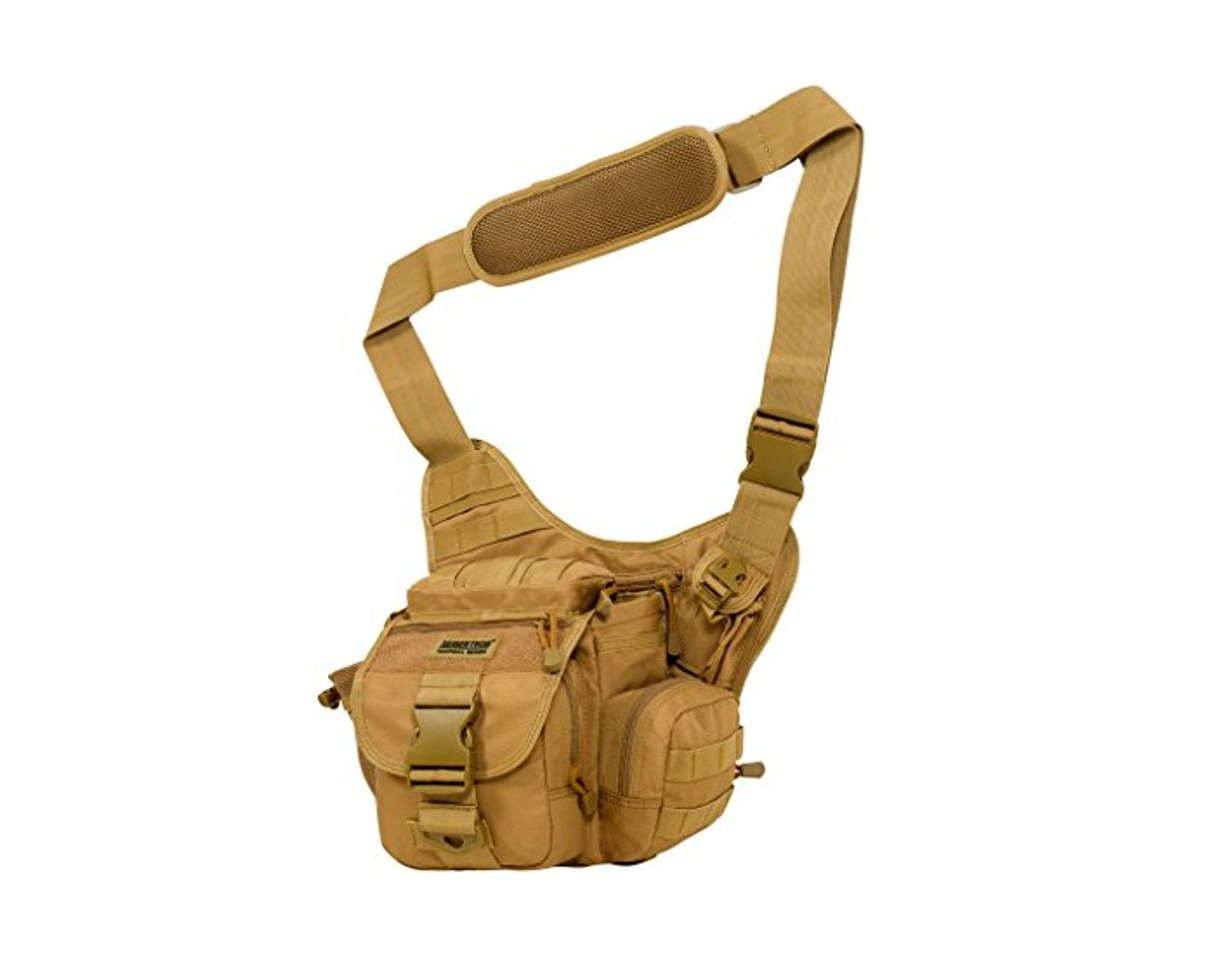 Social Seibertron Múltiples Funciones Táctico Messenger Bag Bolsos Hombre de Mensajero al Hombro de Bandolera Multifuncional de Tela de Lona para Viaje Caqui