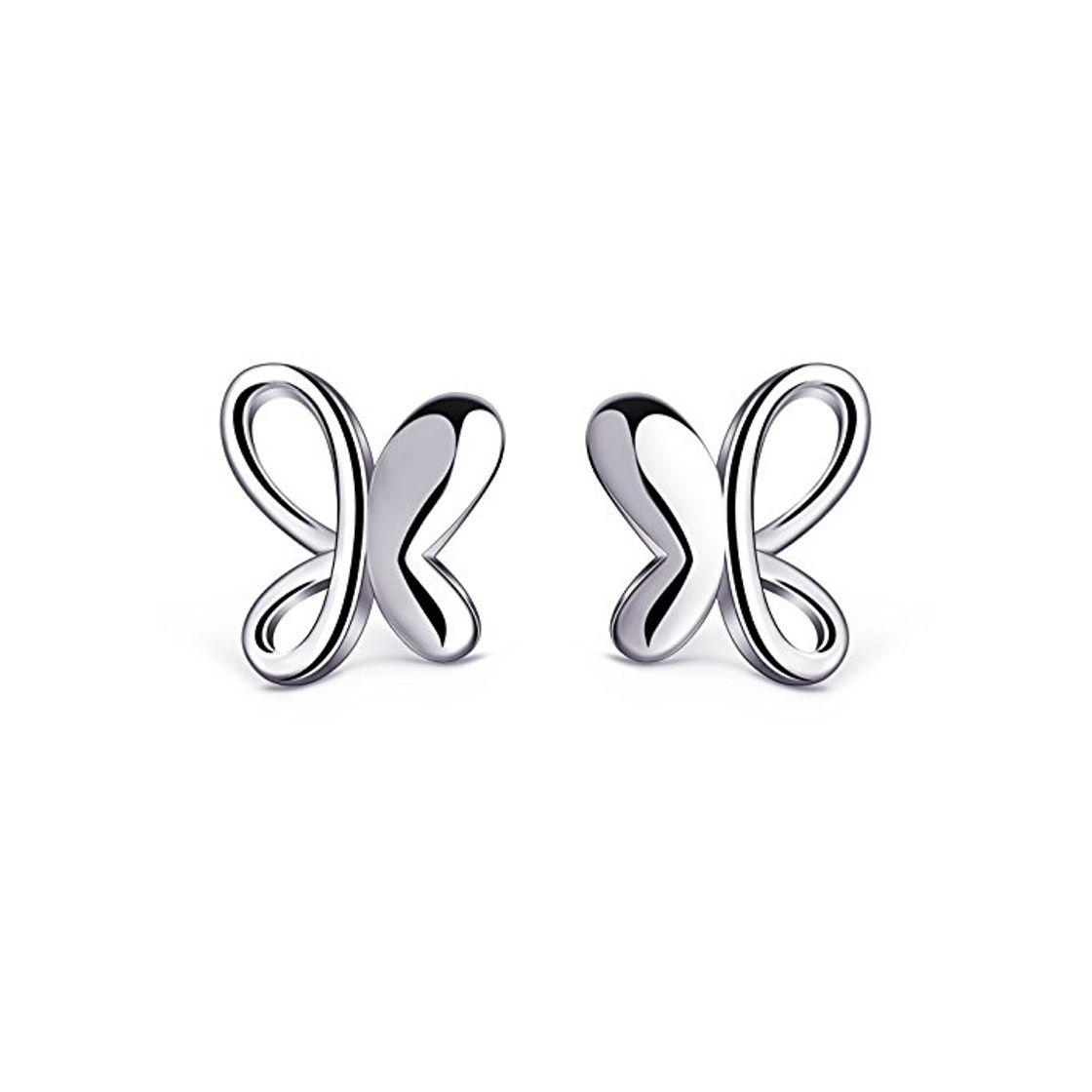 Social B.Catcher Pendientes Mujer 925 Plata de Ley ''Sueños de mariposas'' con Para