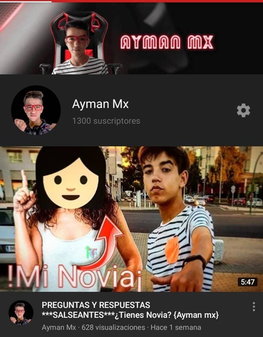 Moda MI CANAL DE YOUTUBEE