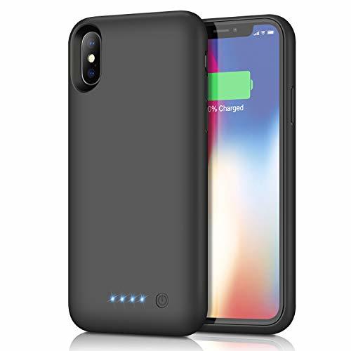 Electronic Kilponen Funda Batería para iPhone X/XS/10, [6500mAh] Funda Cargador Portatil Batería Externa