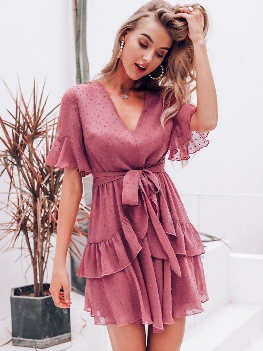 Social Vestido rosa