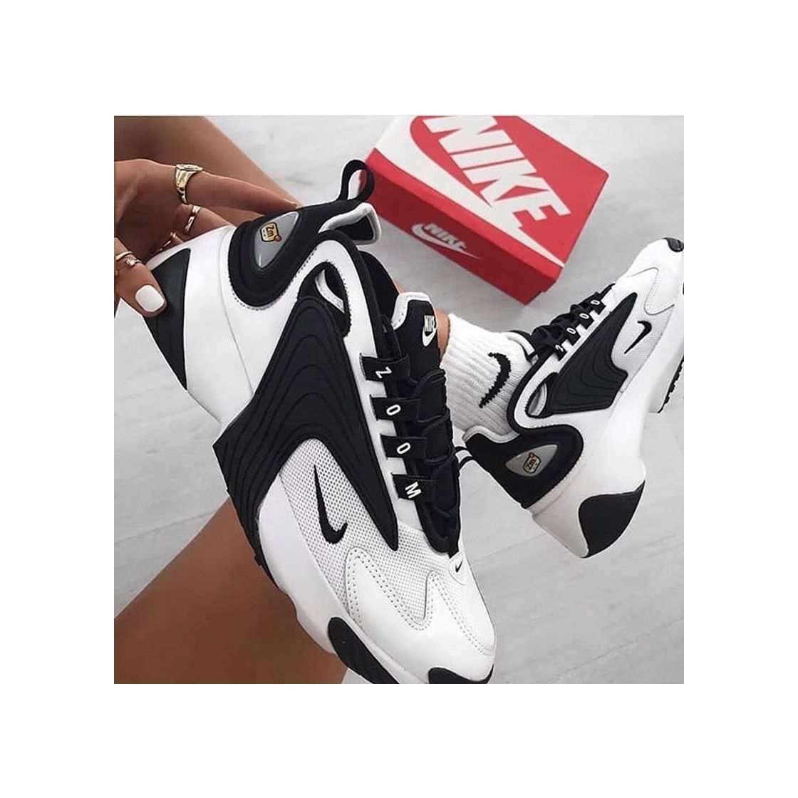 Social Nike Zoom 2k, Zapatillas de Running para Mujer, Blanco