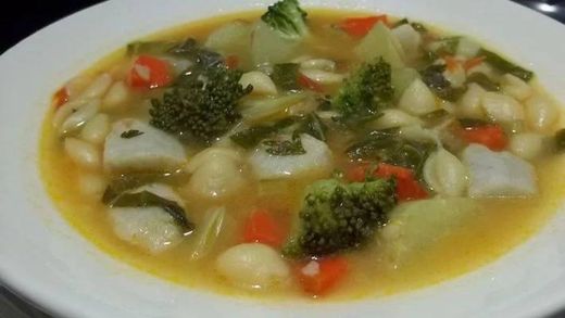 Receita de Sopa de legumes e verduras, enviada por Maria F.