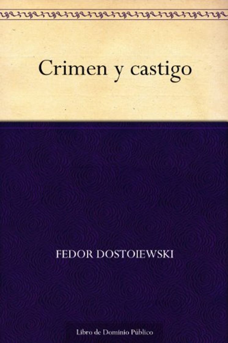 Libro Crimen y castigo