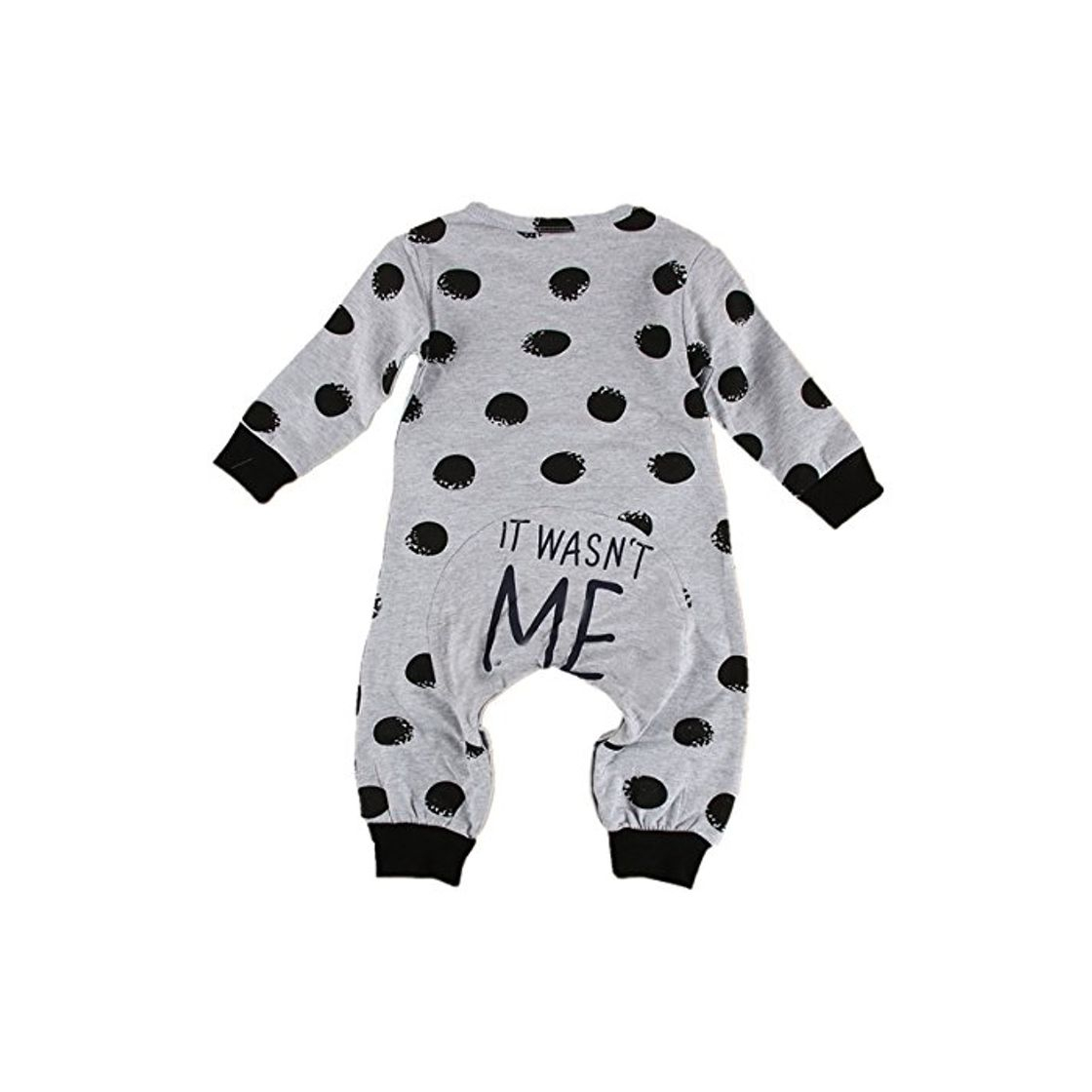 Product puseky infantil Baby Boy Gril Dot manga larga algodón Romper Jumpsuit ropa