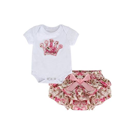 Puseky - Pelele y falda para niña recién nacida