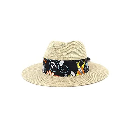 Xuguiping Sombrero de Panamá de Paja Hecho a Mano for el Verano