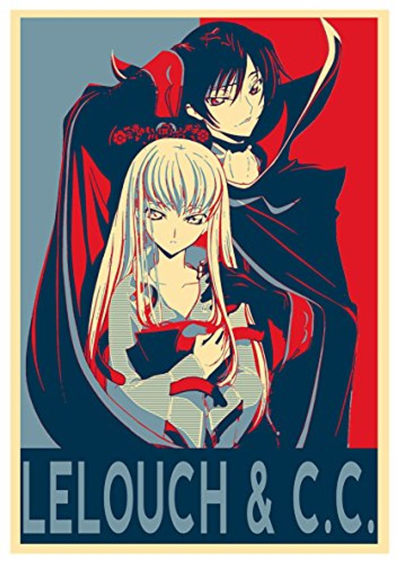 Instabuy Posters Code Geass Propaganda Lelouch and C.C. - A3