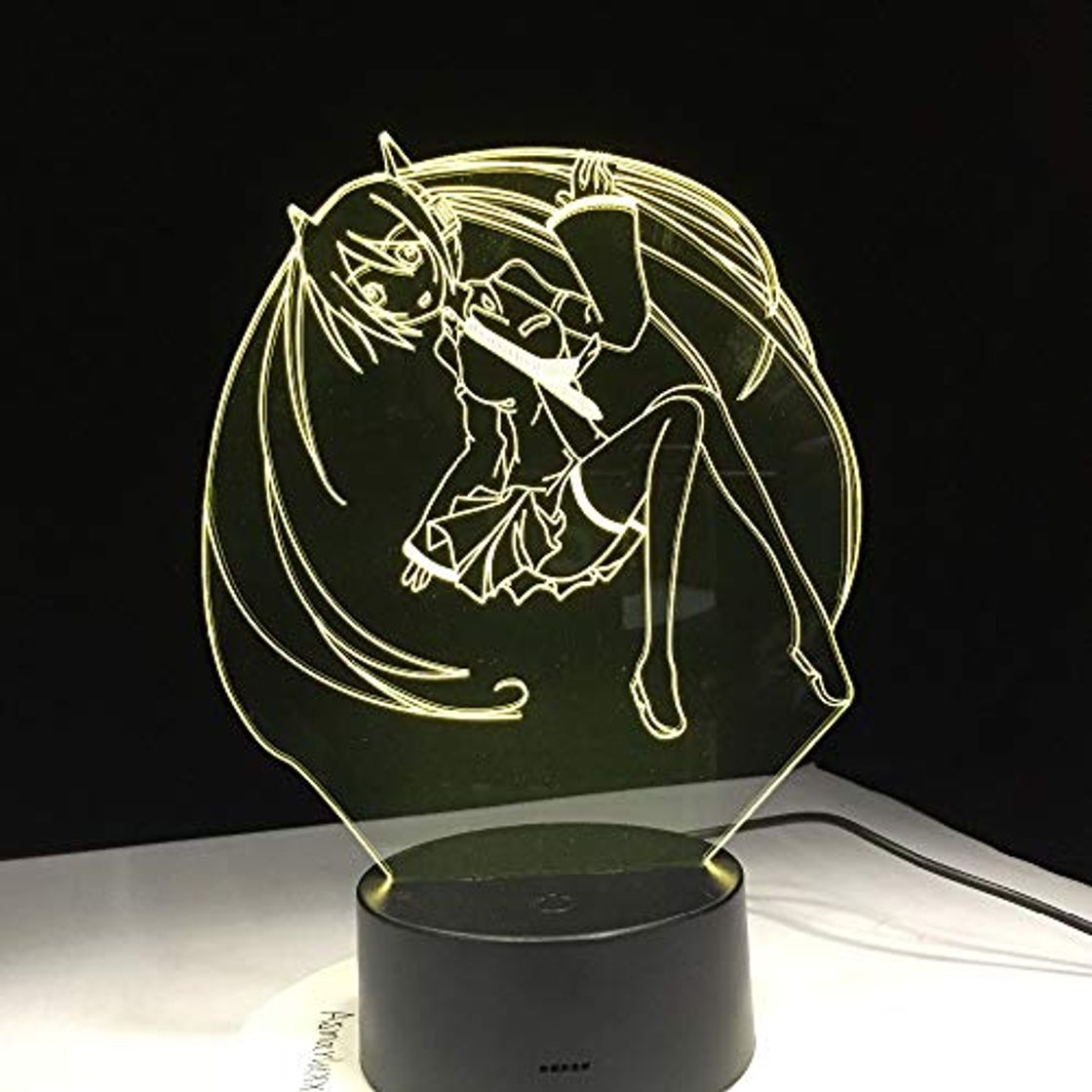 Products 3D Lámpara Óptico Illusions Anime Sailor Moon Luz Nocturna