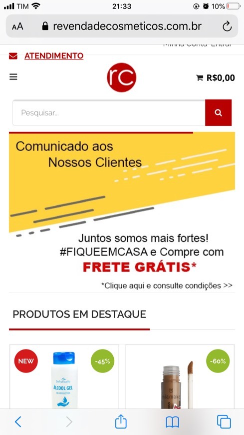 Moda Melhor site para comprar maquiagem baratinha