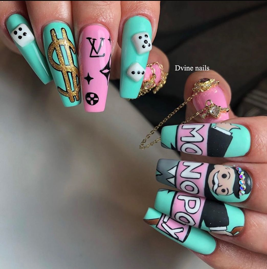 Fashion Monopoly uñas ♥️