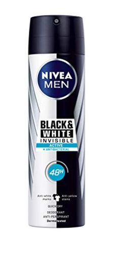 Nivea Men Black&White Desodorante Spray Invisible Active