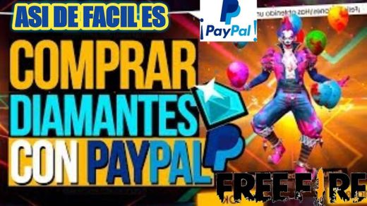 COMO RECARGAR DIAMANTES PARA FREE FIRE POR PAYPAL ...