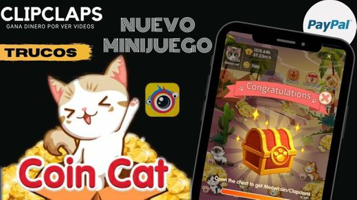 COIN CAT 🐈 Nuevo MiniGame | Clipclaps 