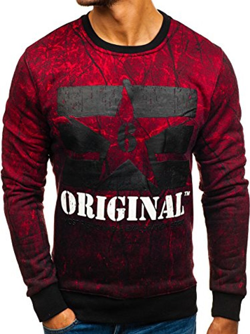 BOLF Hombre Sudadera Pulóver J