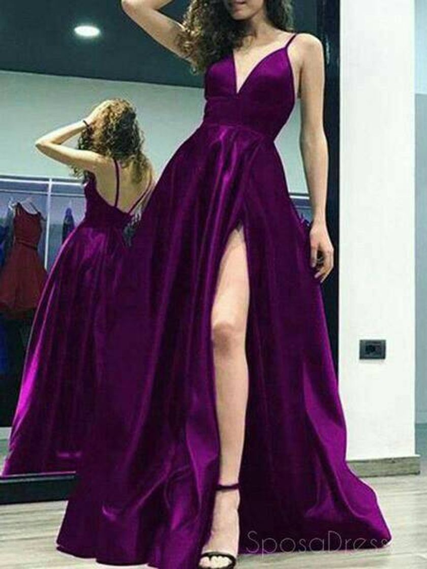 Fashion Vestido roxo