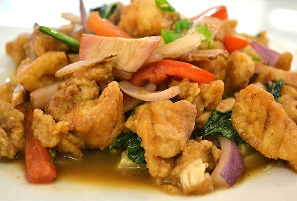 Social Filete de pescado con  vegetales