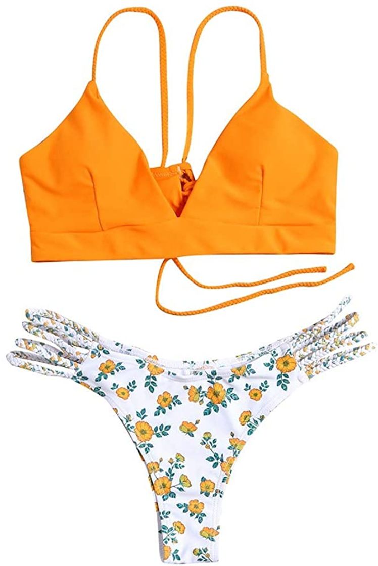 Social Mujer Bikini 2019 Traje de Baño Mujer Dos Piezas Ropa de Playa