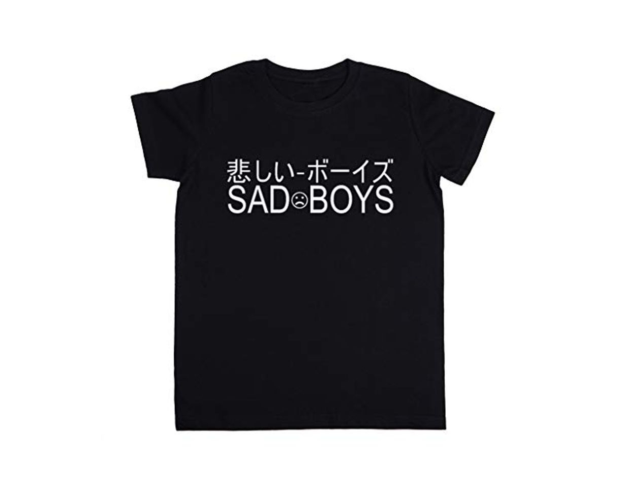 Product Rundi Sad Boys Unisexo Niño Niña Camiseta Negro Tamaño XL Unisex Kids