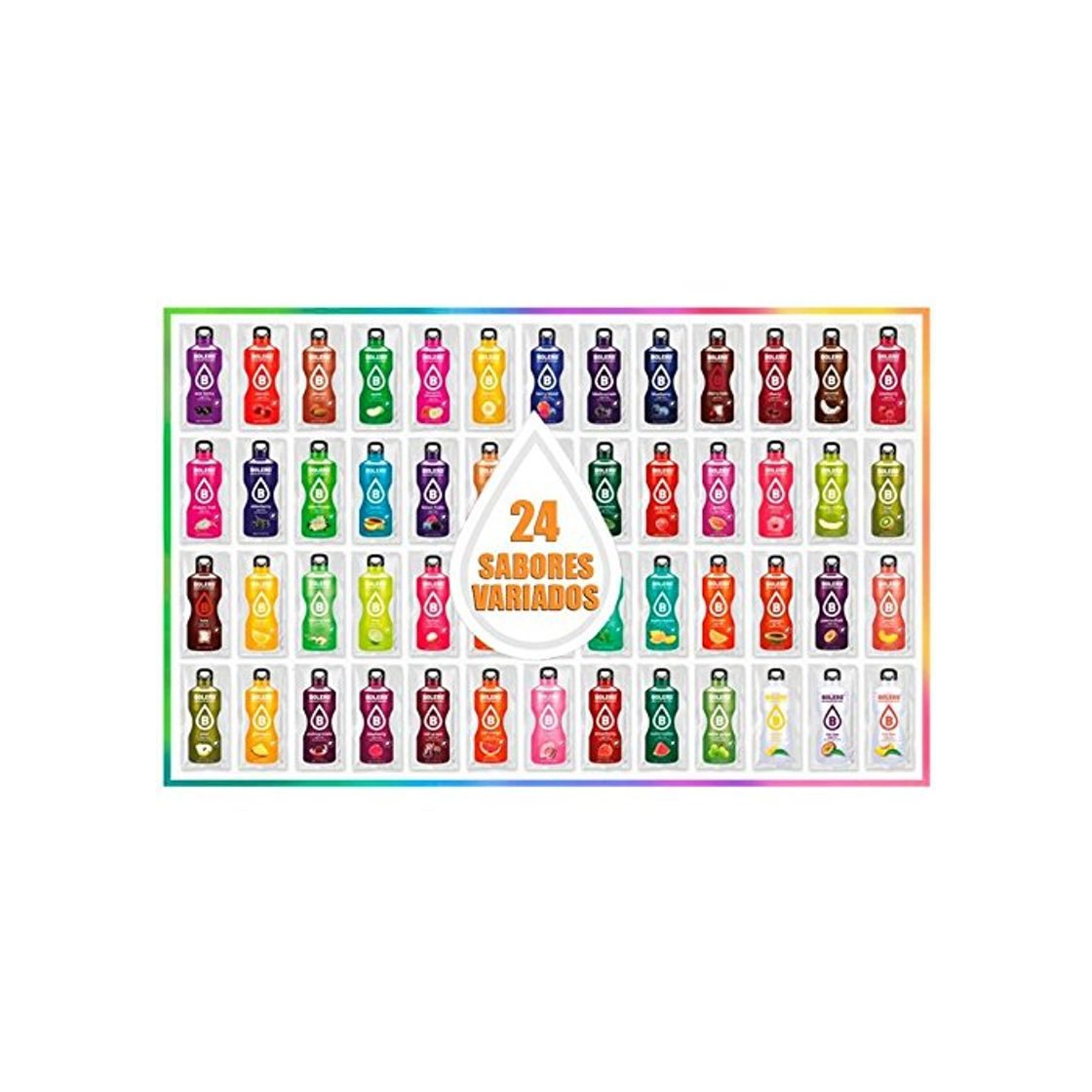 Social Bolero Bebida Hidratante con Sabores Variados - 24 Unidades x 9 gr