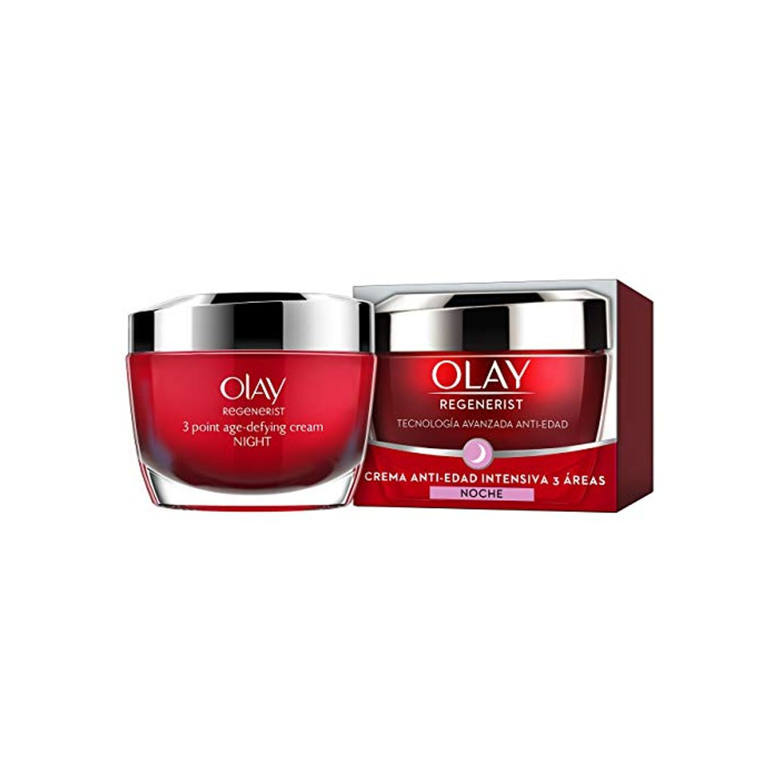 Social Olay Regenerist 3 Áreas Hidratante Anti-Edad Reafirmante Noche