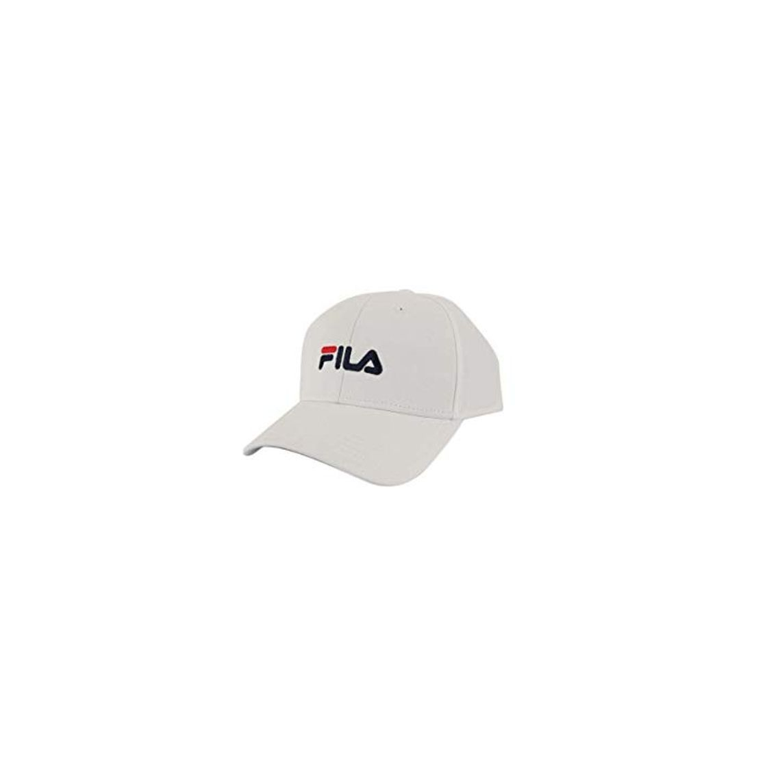 Fashion Gorra Fila 6 Panel Cap Strap Back Linear Logo White