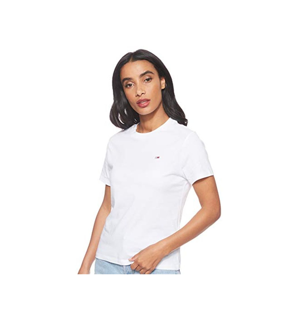 Products Tommy Jeans Tommy Classics tee Camiseta de Manga Corta, Blanco