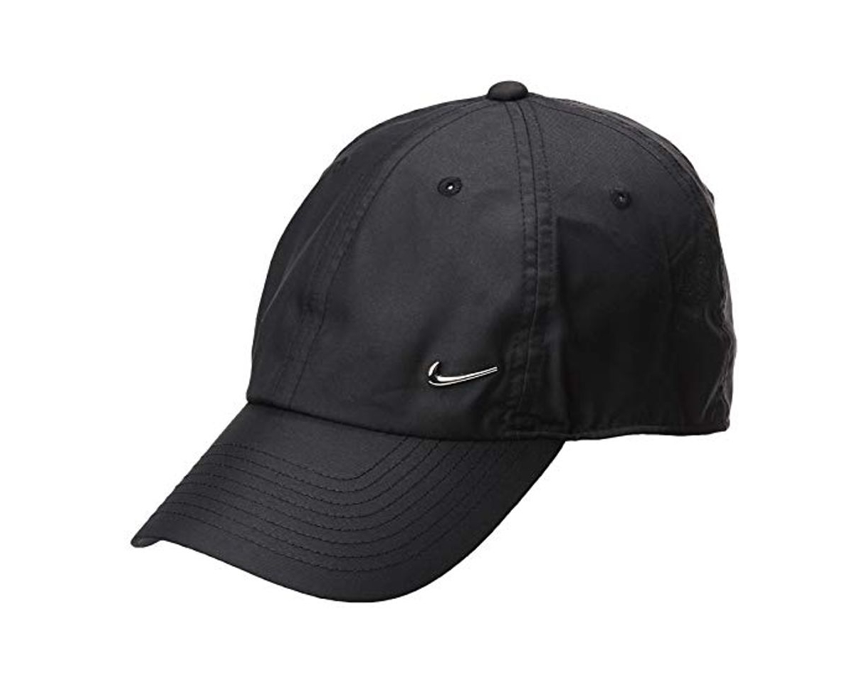Social Nike U Nk H86 Cap Metal Swoosh Hat, Unisex Adulto, Negro
