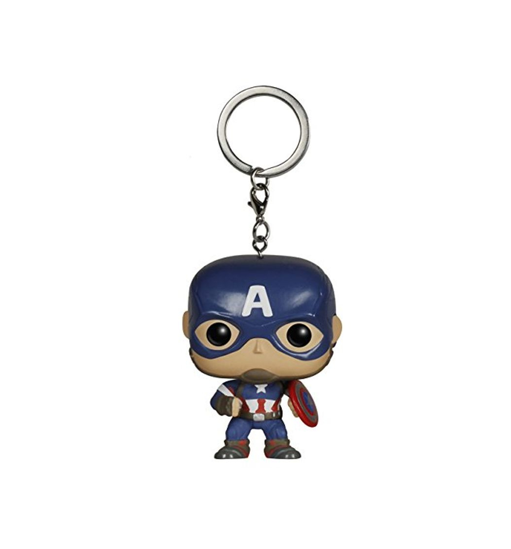 Social Funko Pop!- Pocket Keychain: Marvel: Avengers AOU: Captain America