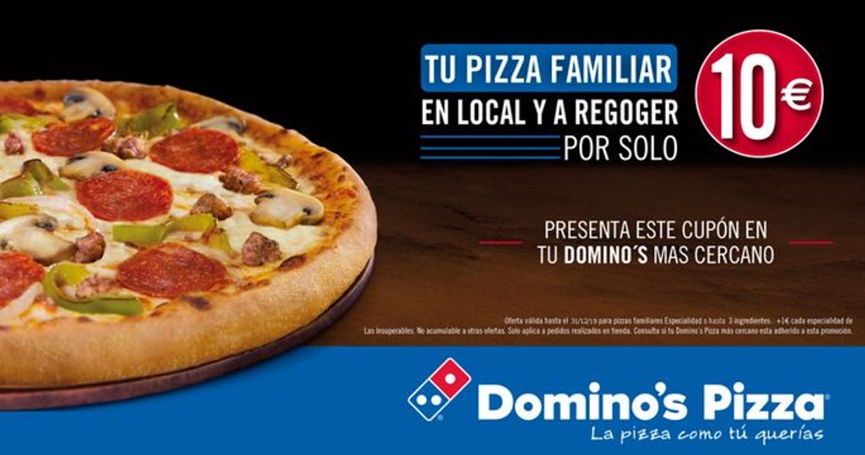 Moda Domino's Pizza - La pizza como tu querías