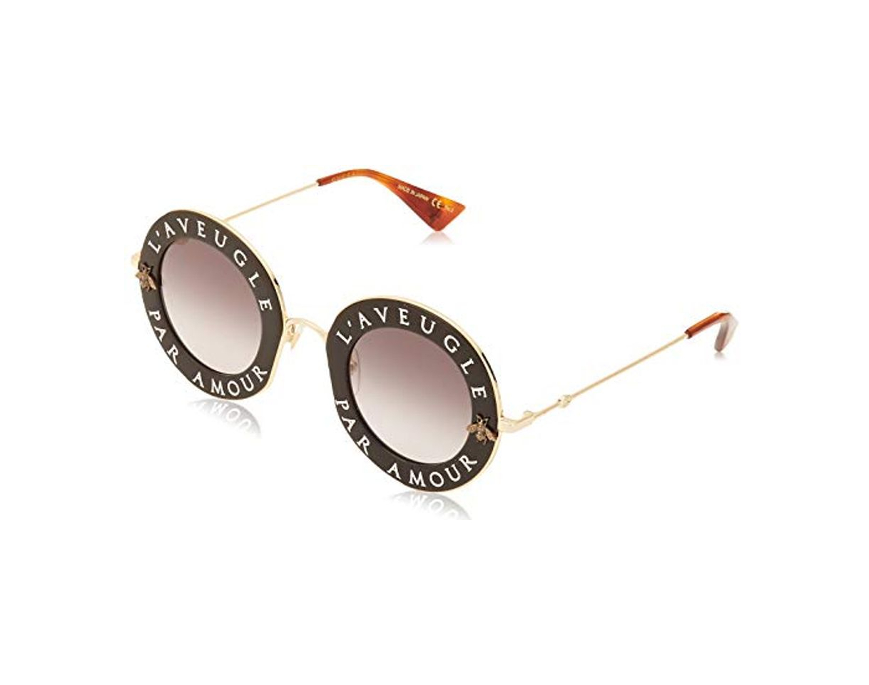 Social Gucci GG0113S 001 Gafas de sol, Negro