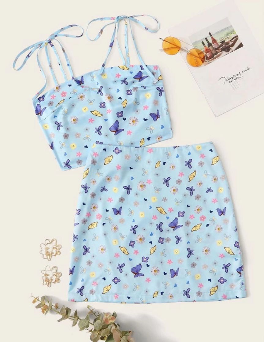 Product Conjunto baby blue con mariposas 🦋 