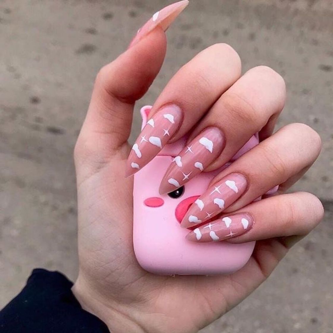 Moda Uñas de nubes ☁️#2