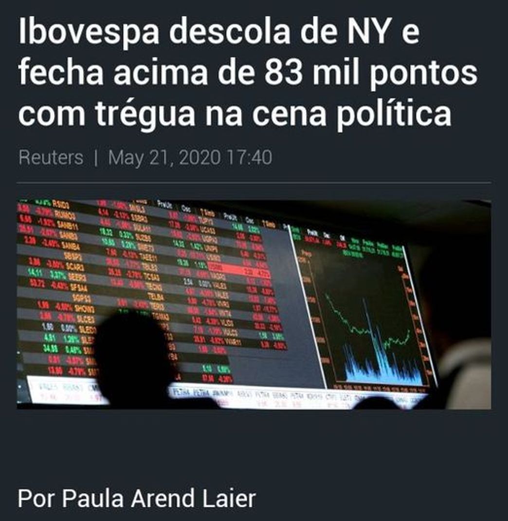 Moda No exterior, Wall Street fechou no vermelho