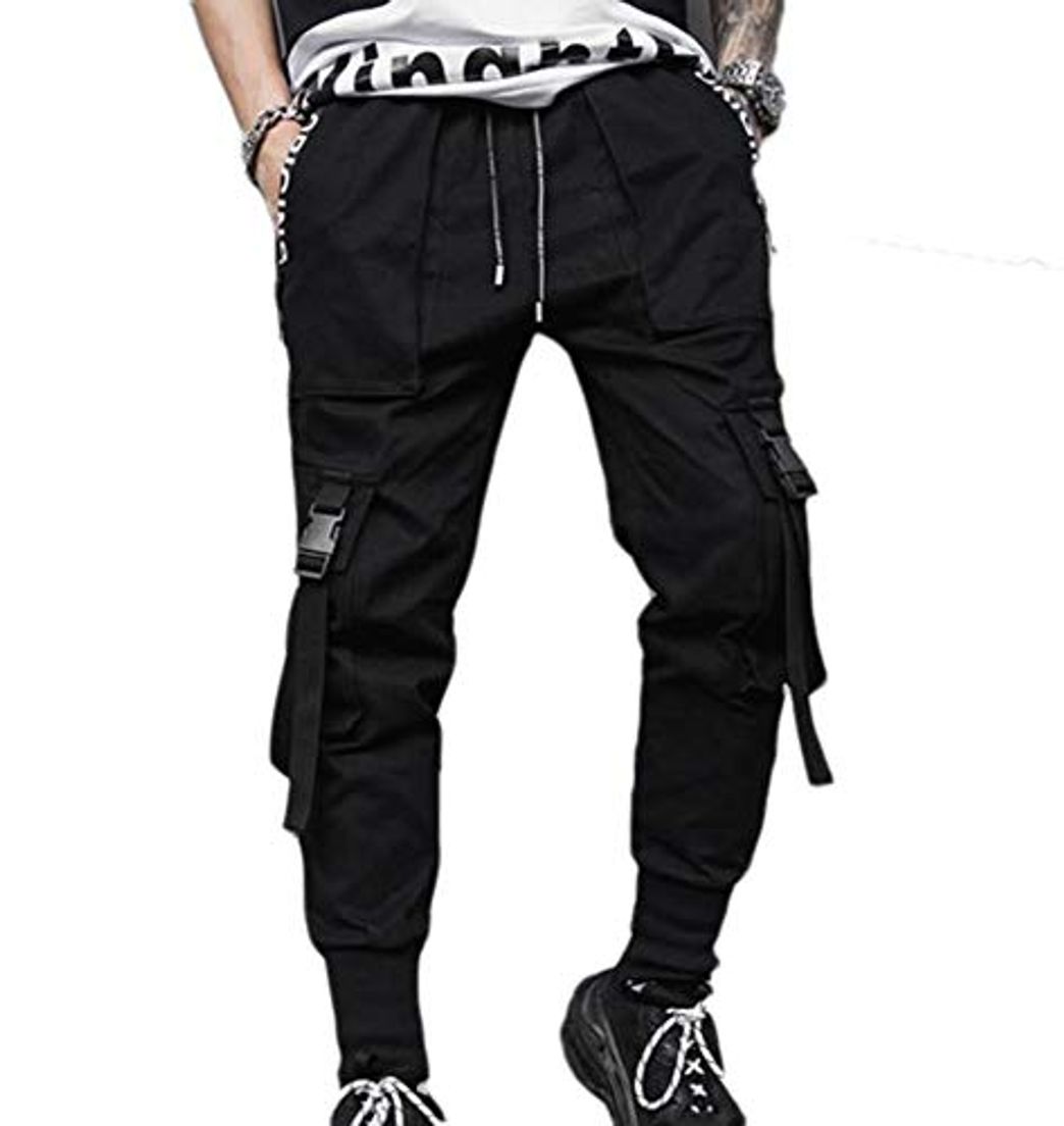 Fashion Pantalones De Hombre Hiphop Street Hip Hop Style Pantalones Casuales Jogger Cargo