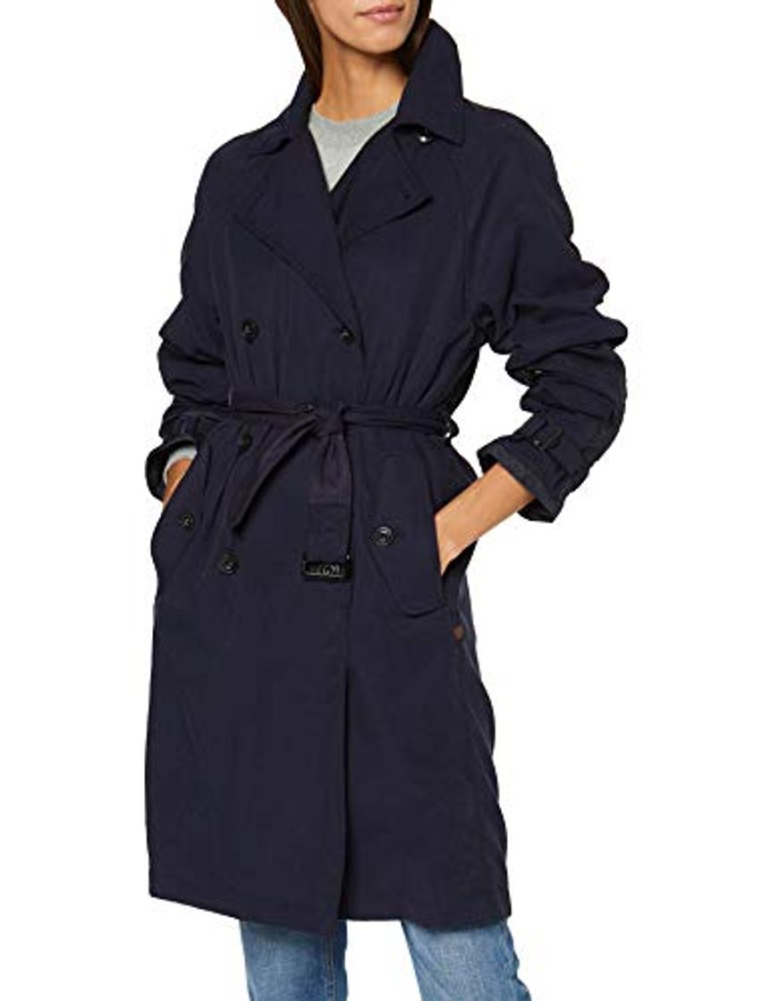 Moda G-STAR RAW Duty Classic Trench Abrigo, Azul