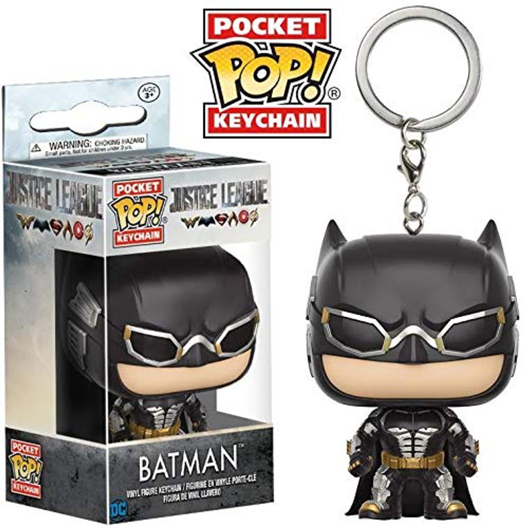 Producto DC DC-13794 Llavero de Vinilo Batman, colección Justice League