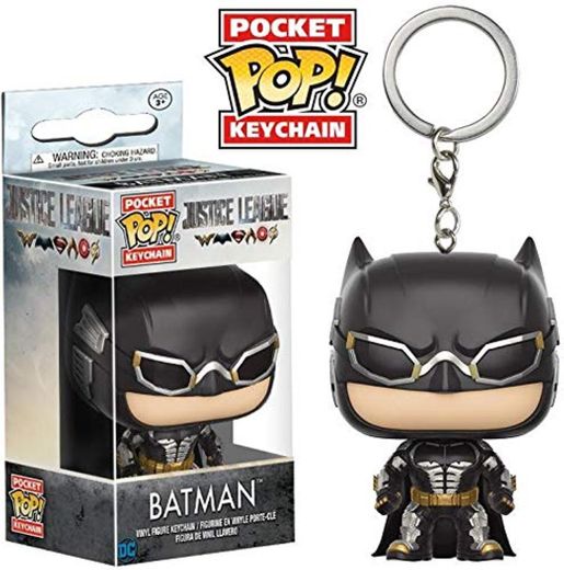 DC DC-13794 Llavero de Vinilo Batman, colección Justice League