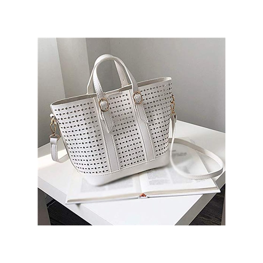 Social DEETTY Marca Mujeres Bolsos de Cuero Señora Bolso Grande Mujer PU Bolsos