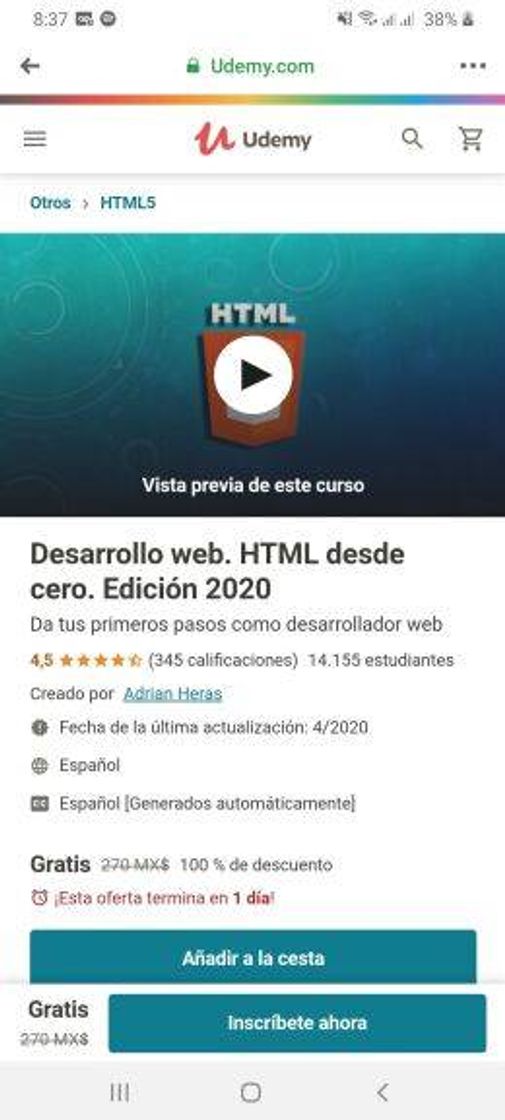 Social Curso de HTML 2020 