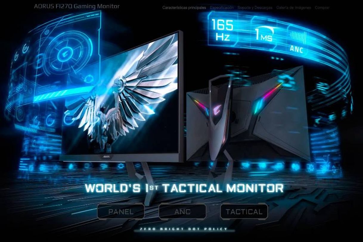 Monitor Táctico AORUS FI27Q 27" 