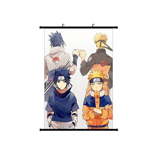 Póster de carrete de Cerealy Naruto de Uchiha Itachi Sasuke, tela de