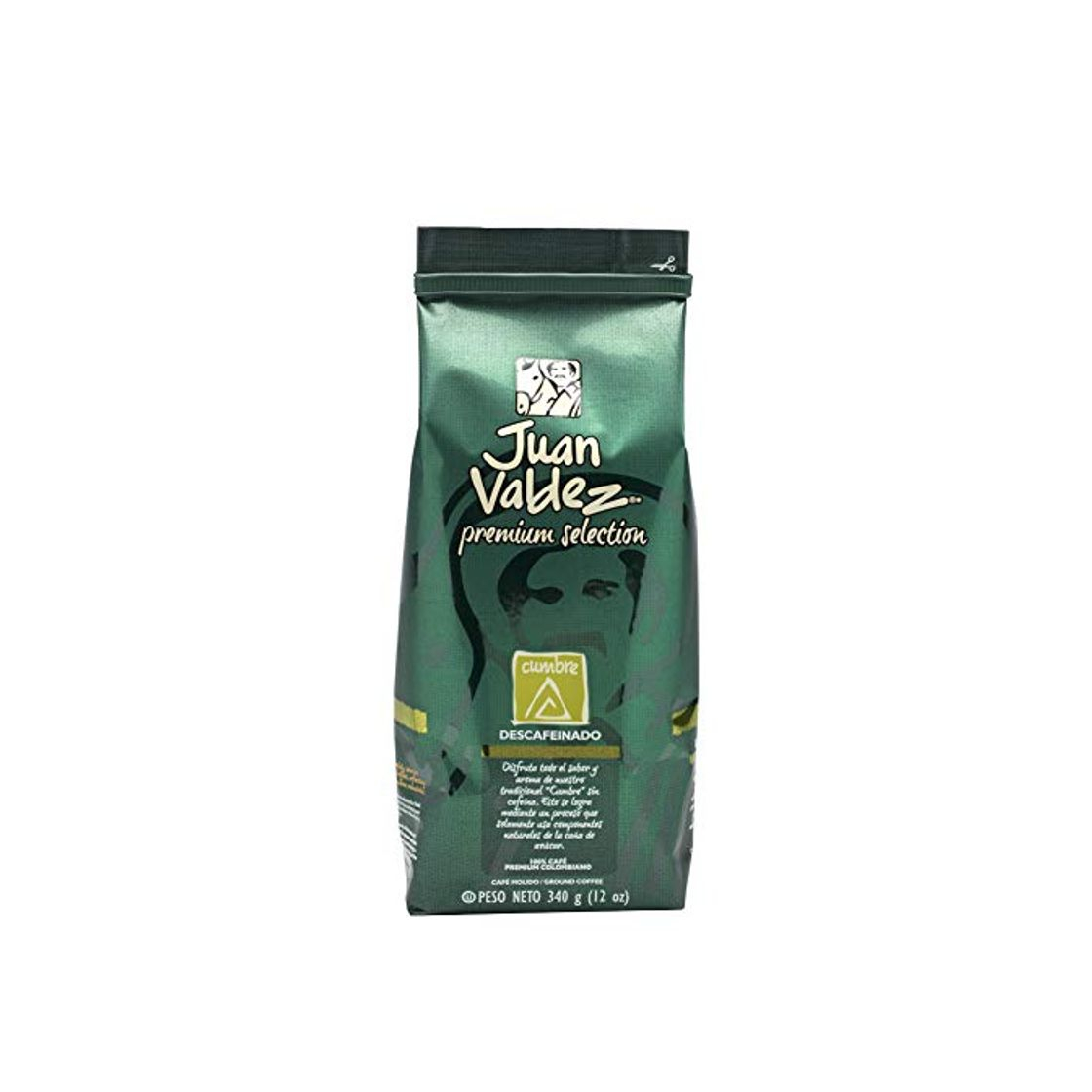 Producto Juan Valdez Premium Cumbre Descafeinado Café Molido