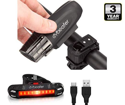 Cycleafer® Luz Bicicleta Recargable USB