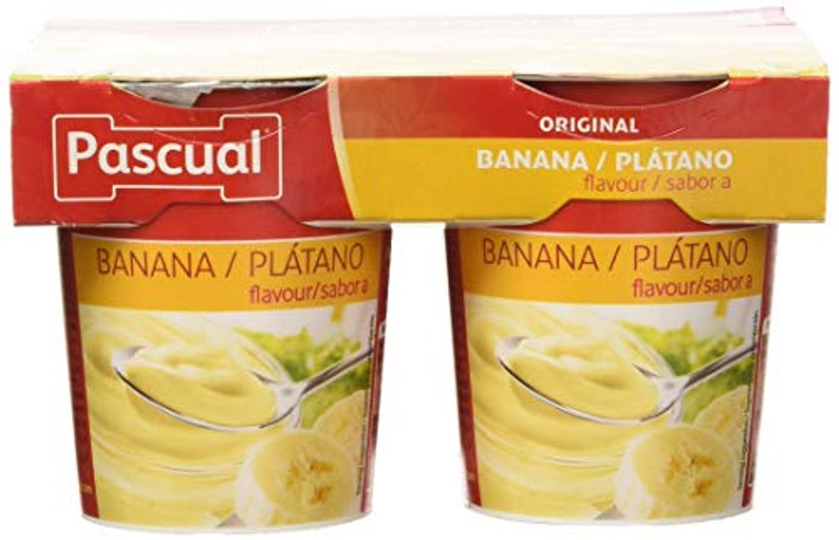 Products Pascual Yogur Sabor Plátano - Paquete de 4 x 125 gr -