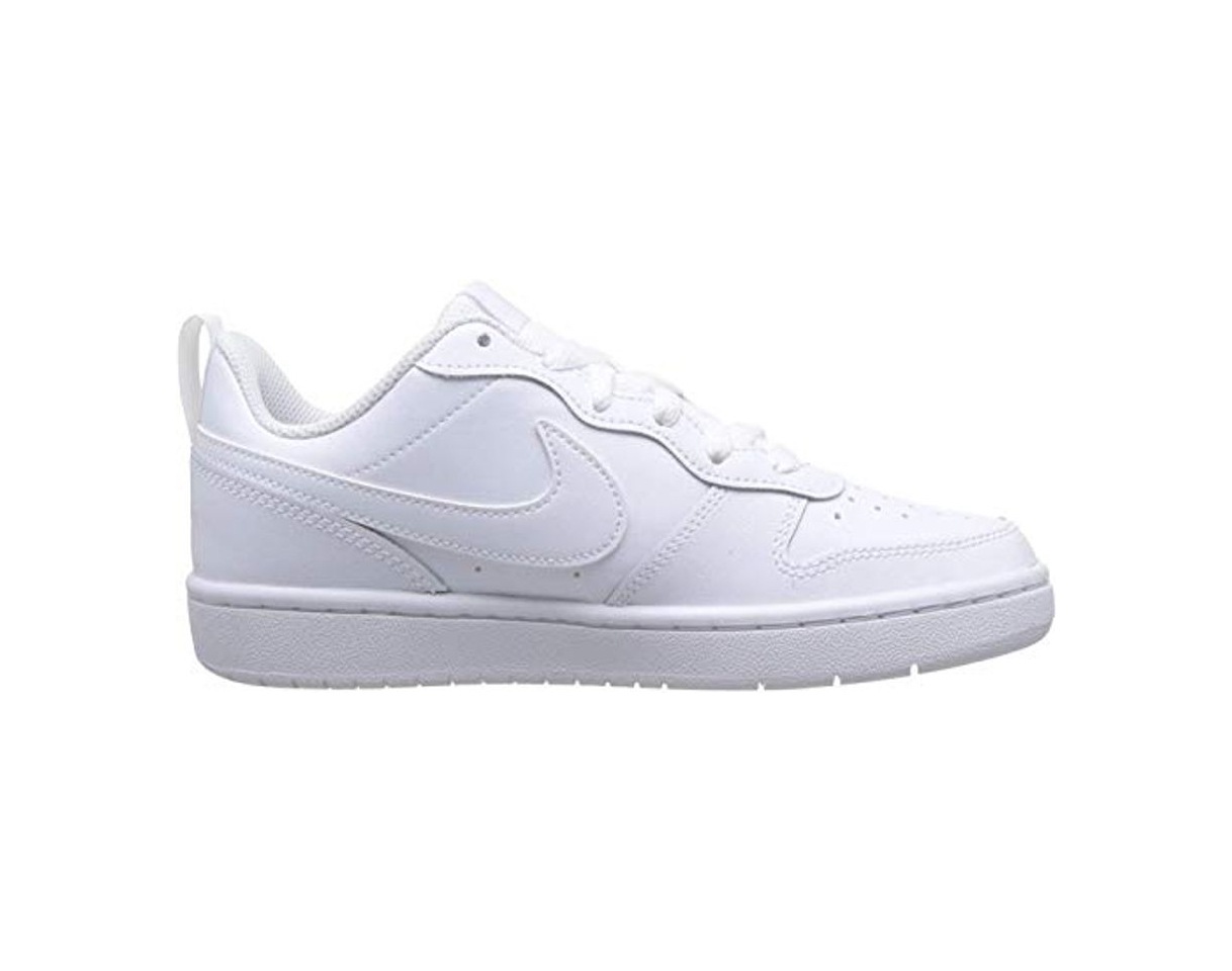Social Nike Court Borough Low 2, Zapatillas de Baloncesto para Niños, Blanco