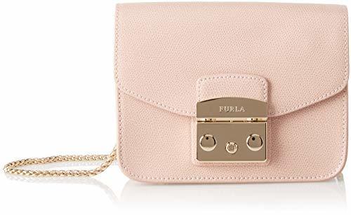 Social Furla - Metropolis Mini Crossbody, Bolsos bandolera Mujer, Rosa