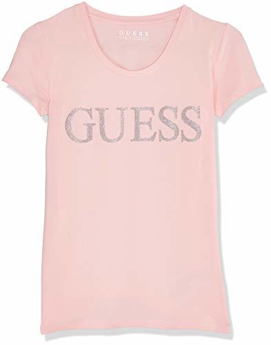 Product GUESS SS RN Crystal tee Tops y Camisetas Femmes Rosa